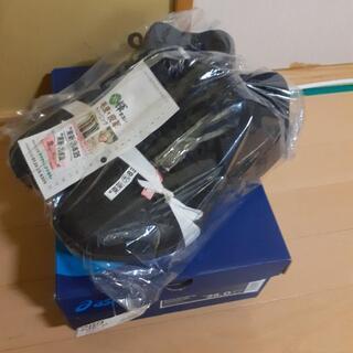 クリーニング済み・asicsバスケシューズ25cm・男女兼用