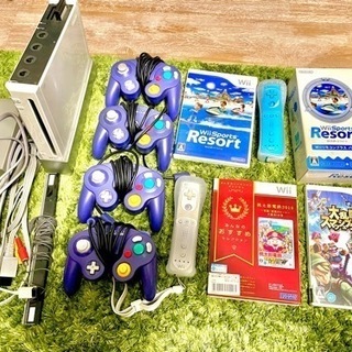 Wii本体➕リモコン　ゲームキューブコントローラー　大乱、桃鉄などなど