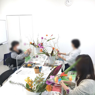 花育フラワーアレンジ講座の画像