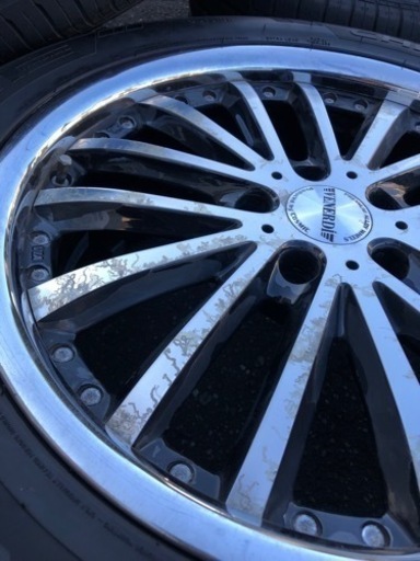 ほぼ新品タイヤ2021年製　235/50ZR18 7.5J×18 +38 114.3 4本セット