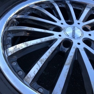 ほぼ新品タイヤ2021年製　235/50ZR18 7.5J×18 +38 114.3 4本セットの画像
