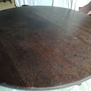 本物の昭和レトロ　卓袱台　ちゃぶ台　大き目の画像