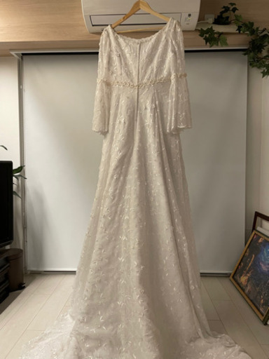 【元値約20万円】ウェディングドレス13号＋パニエ