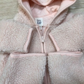 【美品】 0-3 months baby GAP 新生児ベビー 防寒 カバーオール アウターの画像