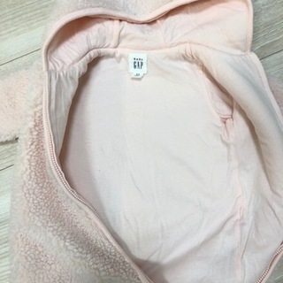【美品】 0-3 months baby GAP 新生児ベビー 防寒 カバーオール アウターの画像