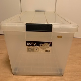 【引取に来れる方】キャスター(コロコロ)付収納ボックス　押し入れ収納の画像