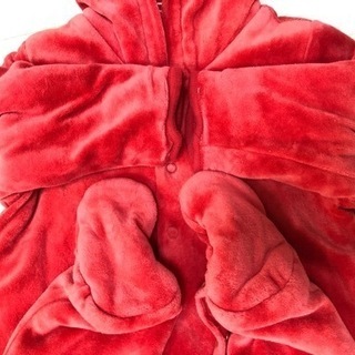 【美品】 6-12 months baby GAP 新生児ベビー 防寒 アウター 足つきカバーオールの画像