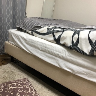 Francfranc セミダブルベッド 引取搬送可能な方限定の画像