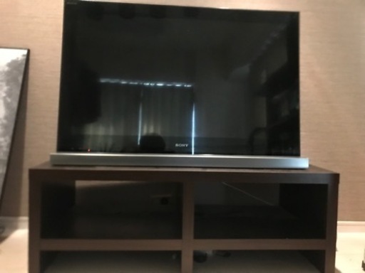 レア Good Design賞受賞ソニー40型テレビNX800、テレビボードセット