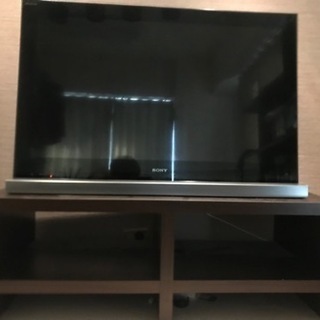 レア Good Design賞受賞ソニー40型テレビNX800、テレビボードセット