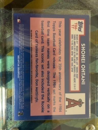 10枚限定！大谷翔平直筆サインTopps Auto