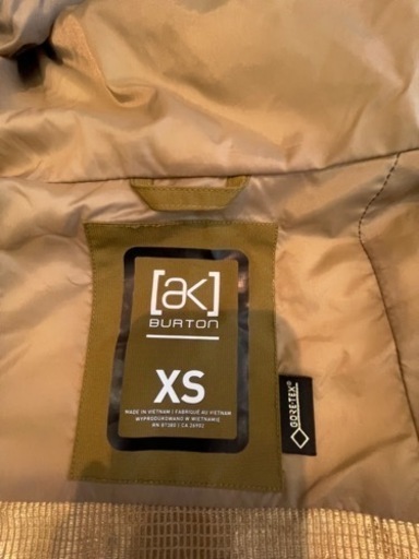 レア物 XSサイズ BURTON [ak] CYCLIC JACKET スノーボードウェア ゴアテックス2レイヤー