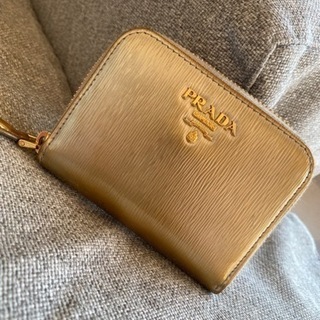 ★お譲り完了★PRADA☆コインケース☆ゴールド☆正規品
