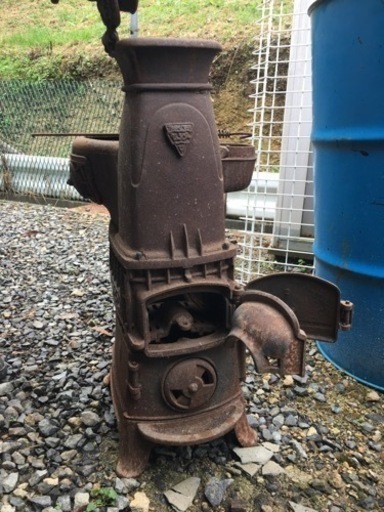 当時物　薪ストーブ