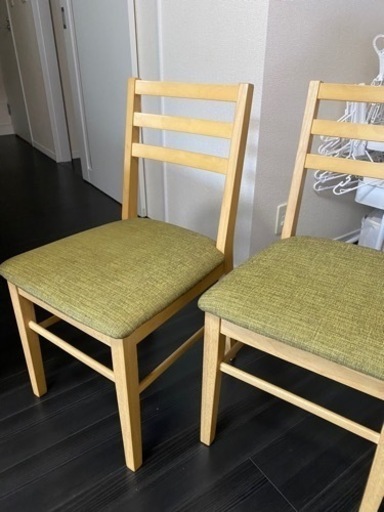 美品　ダイニングチェア2脚