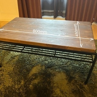 LOWYA  棚付きローテーブルの画像