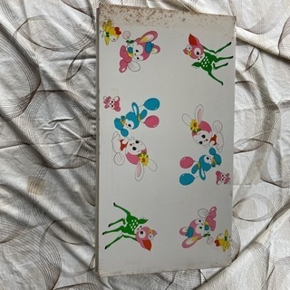 金丸製缶謹製　昭和レトロ　ブリキ衣装ケース　バンビ　ウサギ柄　ジ...