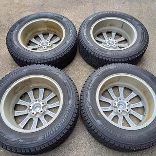 【Y】スノータイヤ　スタッドレス　ブリザック　17インチ　バリ溝の画像