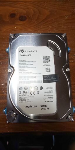 PCパーツ seagate 3.5 500G HDD