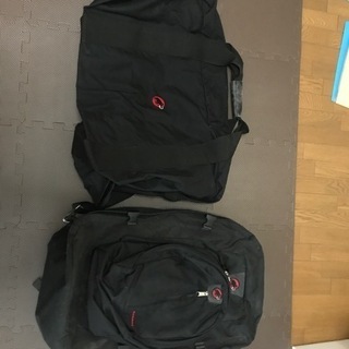 【お取引中】マムートの大きなリュックとボストンバッグ