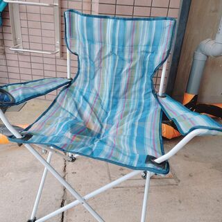 キャンプ　折りたたみ椅子①の画像