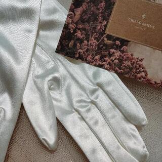 タカミブライダル グローブ　(NAW-40 Mサイズ)サテン ナチュラルホワイトの画像