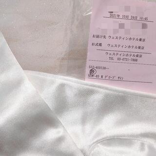 タカミブライダル グローブ　(NAW-40 Mサイズ)サテン ナチュラルホワイトの画像