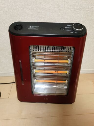 ユーイング スチーム機能付き 3段階 3灯電気ストーブ 18年製