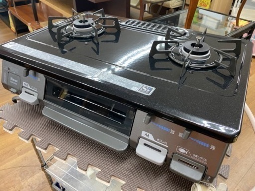 I485　美品！Rinnai都市ガス用コンロ　8.1kw