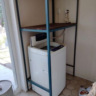 アイアン　収納棚の画像