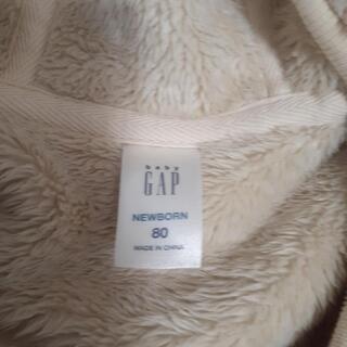 未使用 GAP くまのフリース上着 80cmの画像