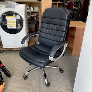 【超美品‼️】高級♪ ロッキング機能付き ハイバック昇降チェア ...