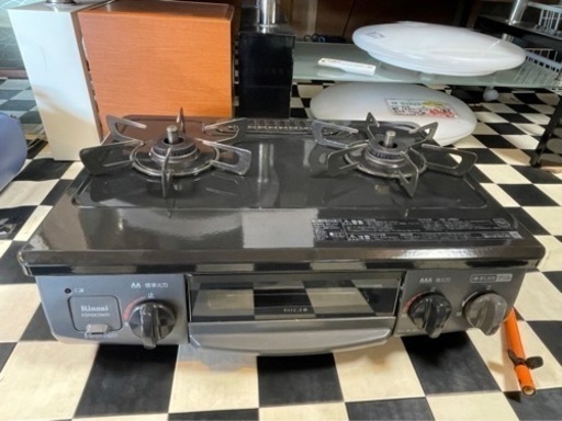 【リサイクルサービス八光　田上店　安心の3か月保証　配達・設置OK】リンナイ ガステ－ブル KSR562BKR(LPG)　LPG用　右強火力