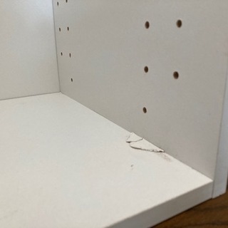 ●お取引完了●収納家具 訳あり ニトリ カラーボックス ホワイト ロングの画像