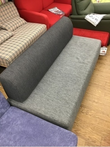 ソファ ソファー 2人掛け 2.5人 おしゃれ 背もたれ付き ベンチ ベンチ KJ-108【ご来店頂ける方限定】ベンチソファ　グレー