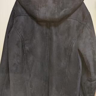 ムートンブルゾン    XL   黒の画像