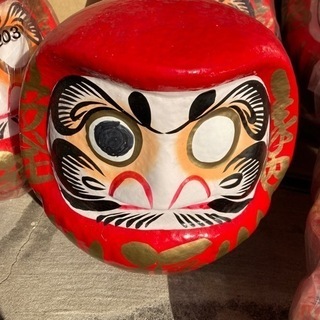 紅白だるま　縁起物　正月の画像