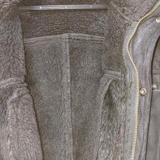 【値下げ！】ムートンブルゾン    M  黒の画像