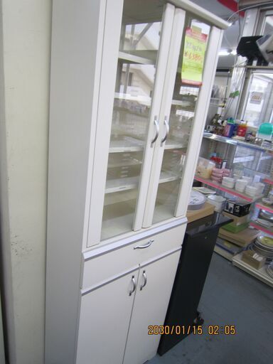 G-987336　　食器棚　白