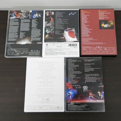DVD クイーン QUEEN 5枚セット フレディ・マーキュリー 札幌 西野
