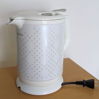 (古い＆汚れあり＆箱あり)ミッキー柄の電気ケトル