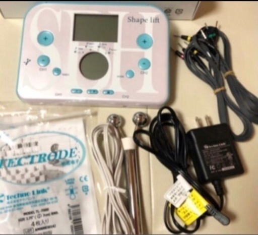 ３８万円 綺麗！ スリムビューティーハウス shape lift EMS シェイプリフト Vスティック、付属品一式、新品パッド付