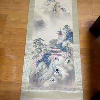 美品　屏風と古い掛け軸