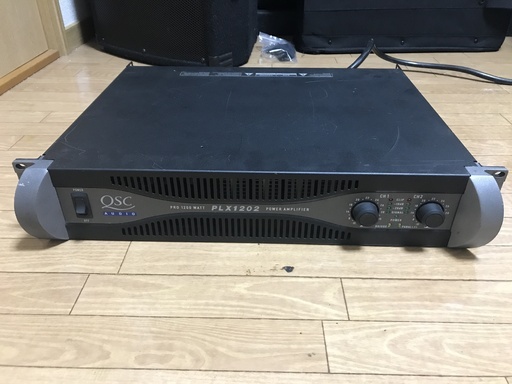 QSC PLX1202 ステレオパワーアンプ 320W/4Ω 音質良し
