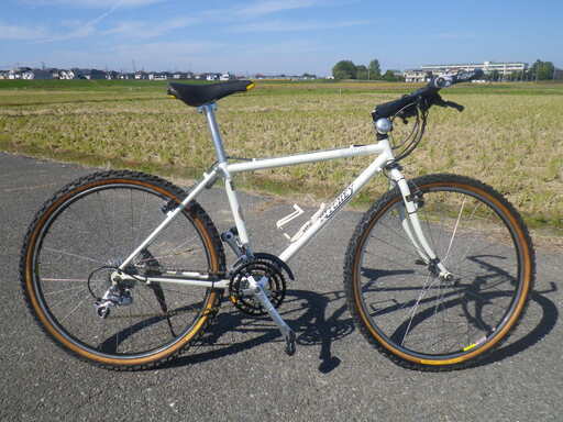 走行可能 MTB リッチー RITCHEY ウルトラ ULTRA  26インチ ホワイト ビンテージ シマノ ITALMANUBRI クロモリ TANGE PRESTIGE マウンテンバイク