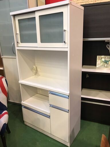 【愛品館八千代店】スライド扉キッチンボード　⑤【愛八KT】