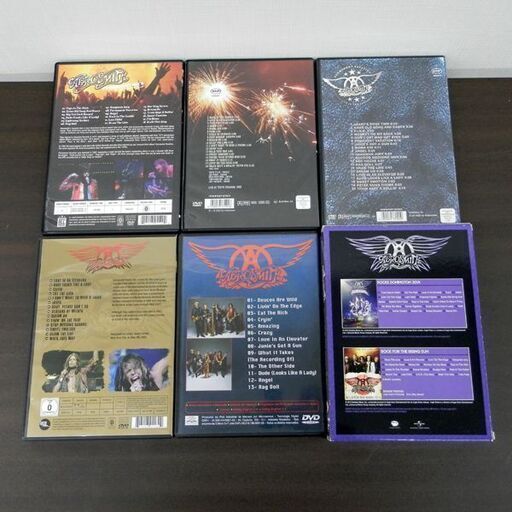 DVD エアロスミス AEROSMITH 6枚セット 輸入版 札幌 西野