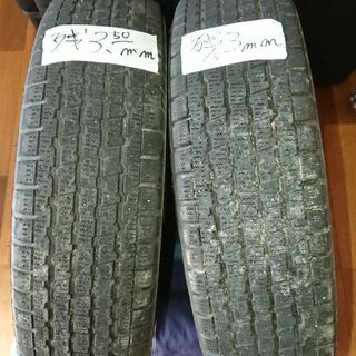 早めの準備、中古スタッドレスタイヤの画像