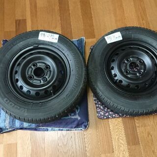 早めの準備、中古スタッドレスタイヤの画像