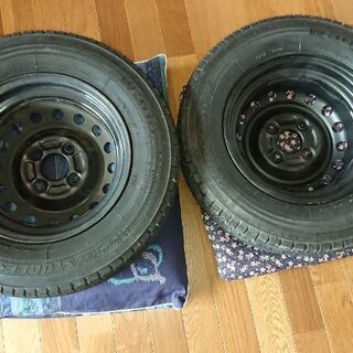 早めの準備、中古スタッドレスタイヤの画像